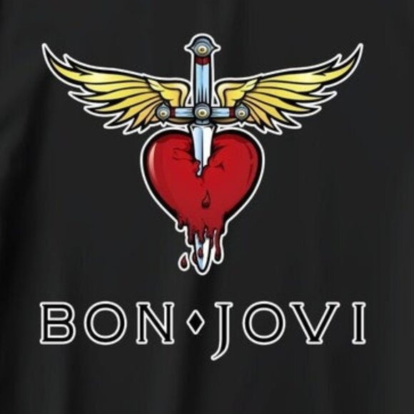Bon Jovi Tour 2025 Logo Rock Band Concert Music Fan Graphic Gift T-Shirt 165 - Picture 2 of 5